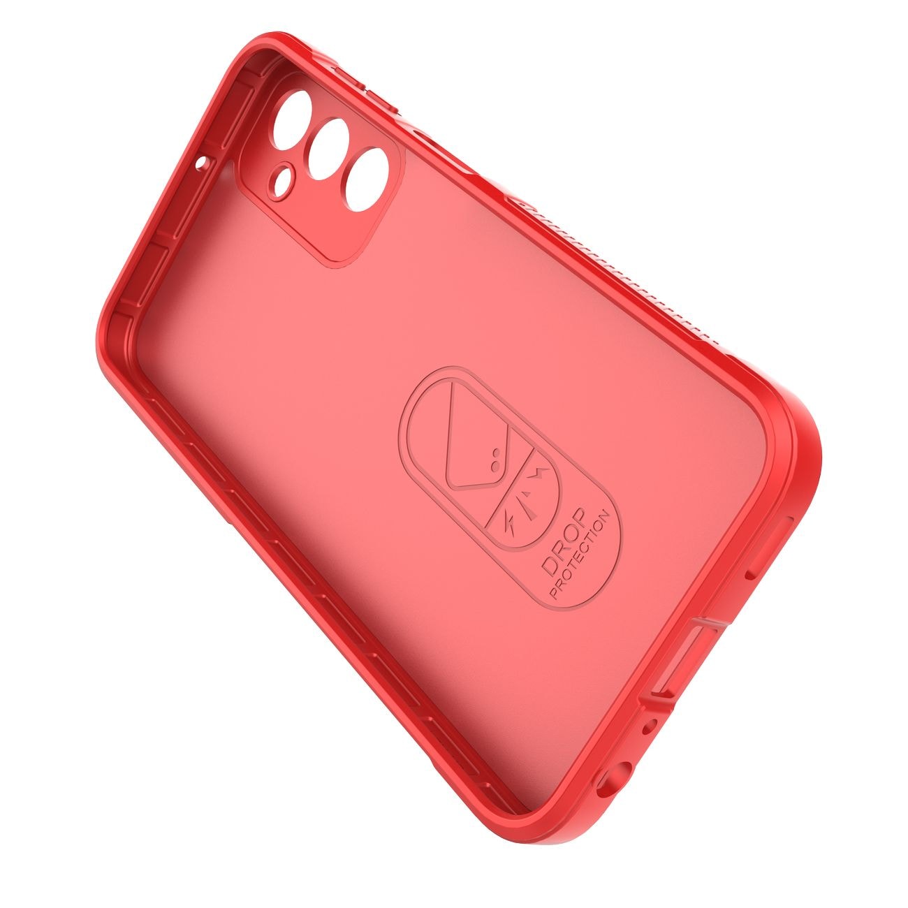 Magic Shield Kotelo Samsung Galaxy A24 4G joustava panssaroitu suojus punainen