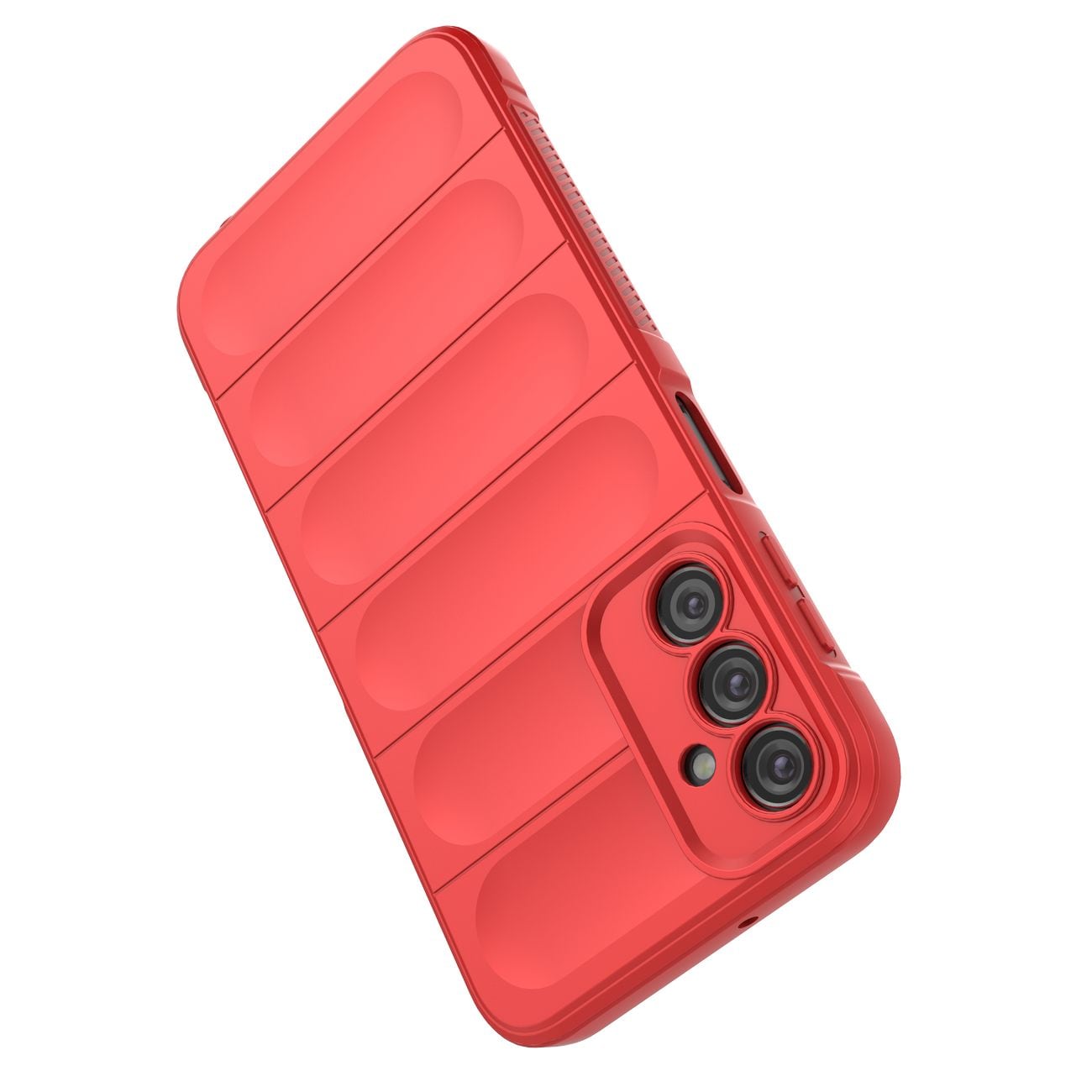 Magic Shield Kotelo Samsung Galaxy A24 4G joustava panssaroitu suojus punainen