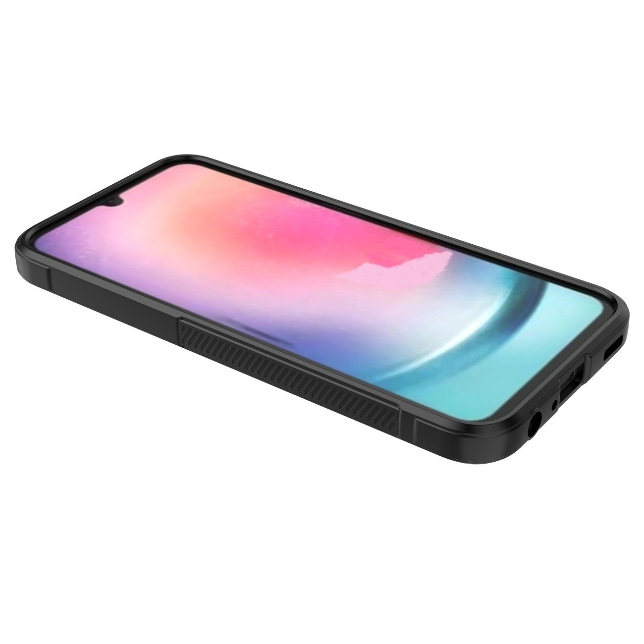Magic Shield Kotelo Samsung Galaxy A24 4G joustava panssaroitu suojus punainen