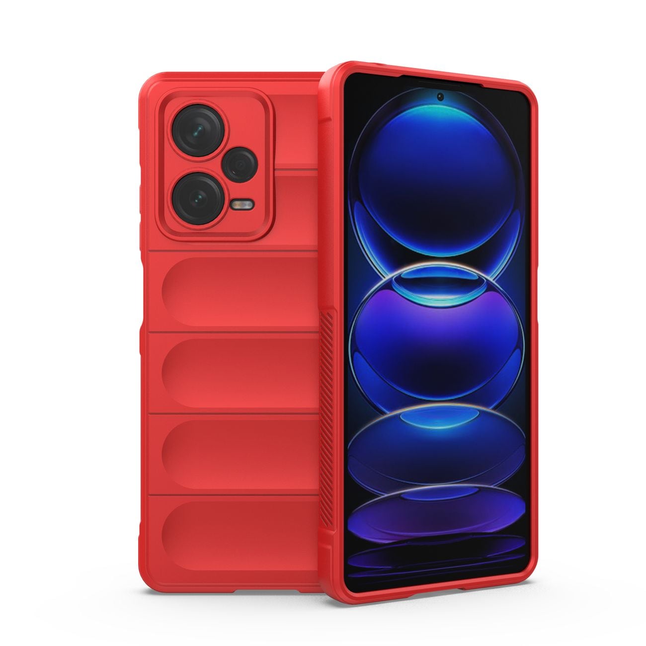 Magic Shield Kotelo Xiaomi Redmi Note 12 Pro+ joustava panssaroitu kansi punainen