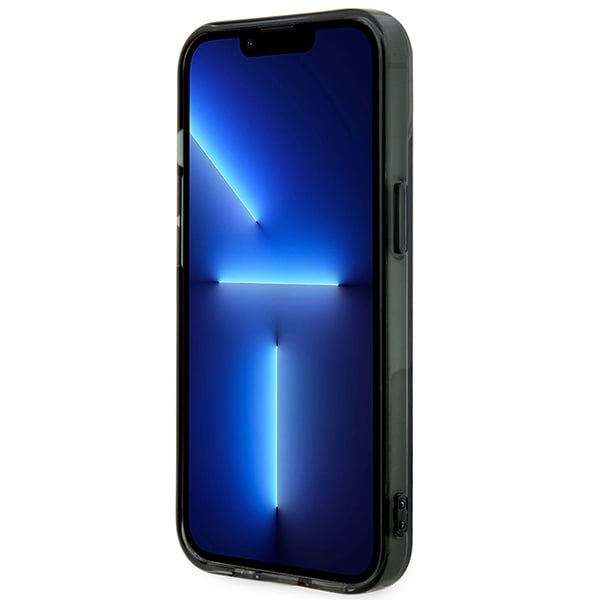 BMW BMHMP14SHCRS iPhone 14 6.1" kotelo läpinäkyvä kovakotelo Silver Ring MagSafe -rengas
