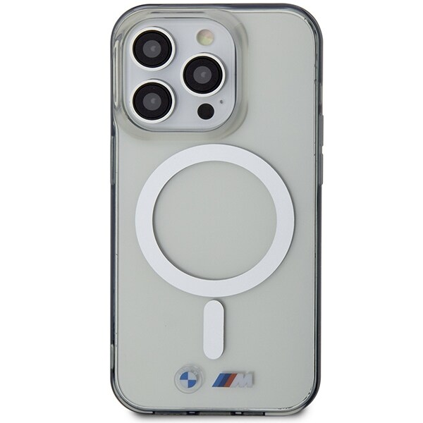 Kotelo BMW BMHMP14XHCRS iPhone 14 Pro Max 6.7" läpinäkyvä kovakotelo MagSafe -renkaalla