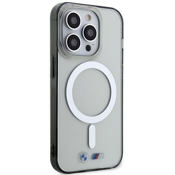 Kotelo BMW BMHMP14XHCRS iPhone 14 Pro Max 6.7" läpinäkyvä kovakotelo MagSafe -renkaalla