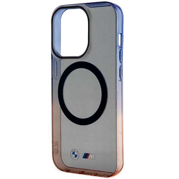 Kotelo BMW BMHMP14XHTGE iPhone 14 Pro Max 6.7" harmaa/harmaa kovakotelo Gradient Bumper MagSafe