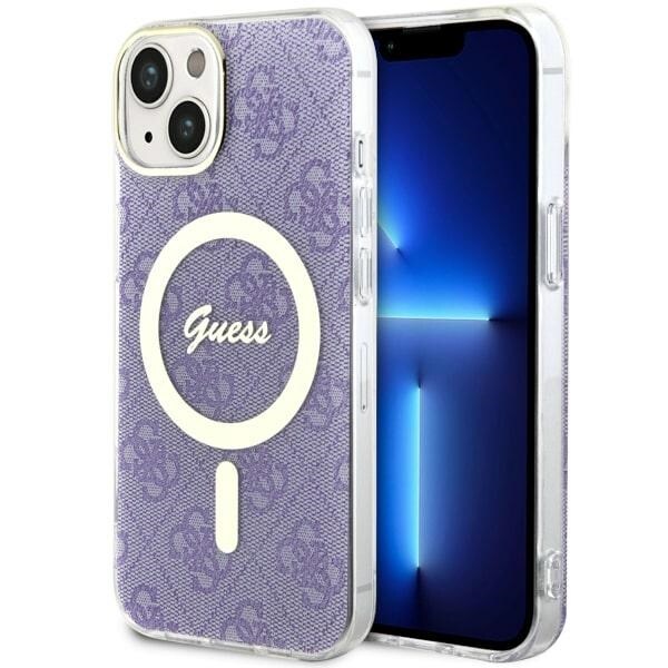 Guess 4G MagSafe -kotelo iPhone 14:lle - violetti