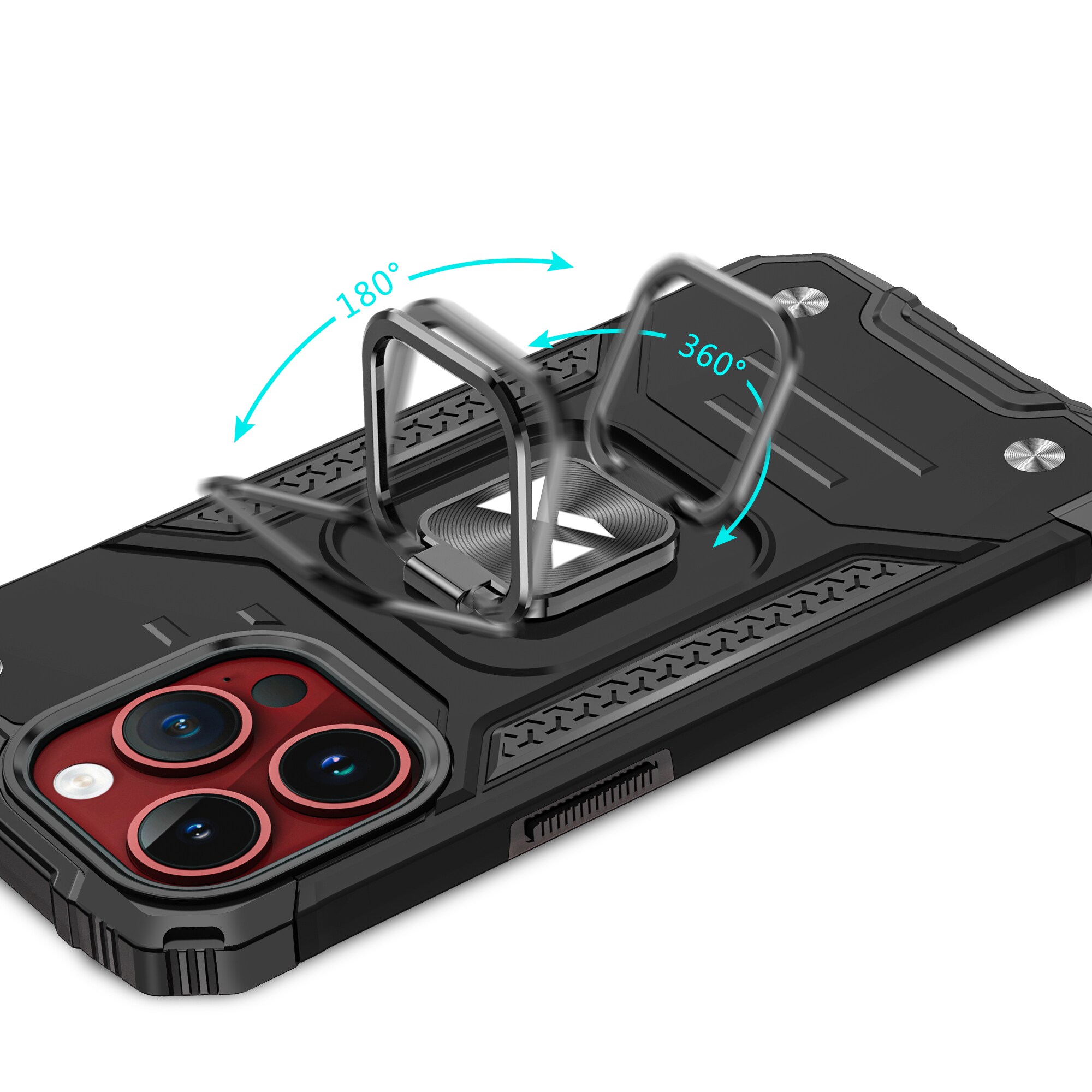 Wozinsky Ring Armor iPhone 15 Pro iPhone 15 Pro Ring Armor kotelo - kultainen