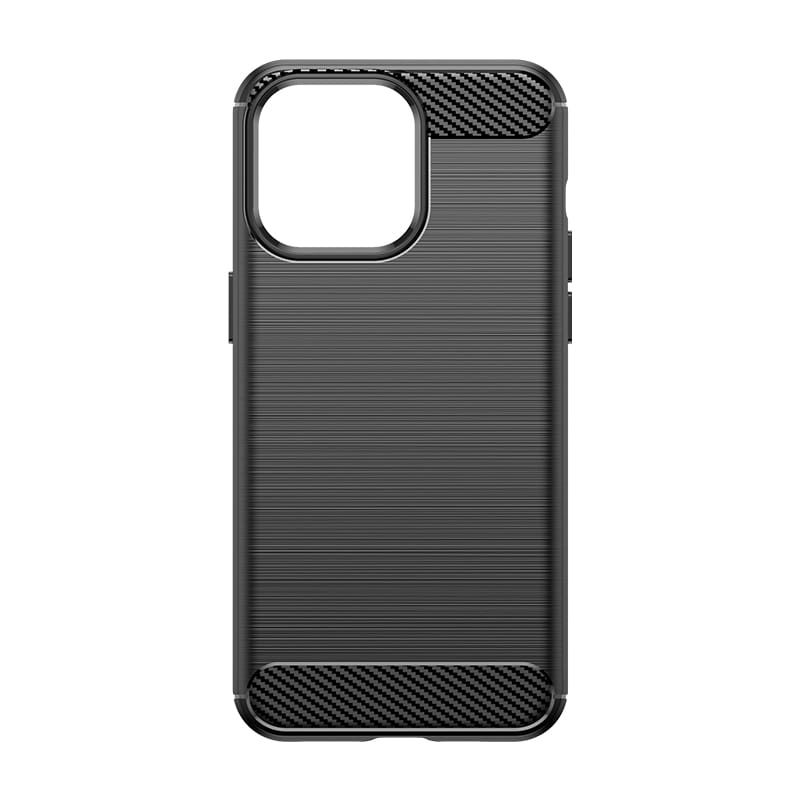 Joustava hiilikuvioinen kotelo iPhone 15 Pro Carbon Case - sininen