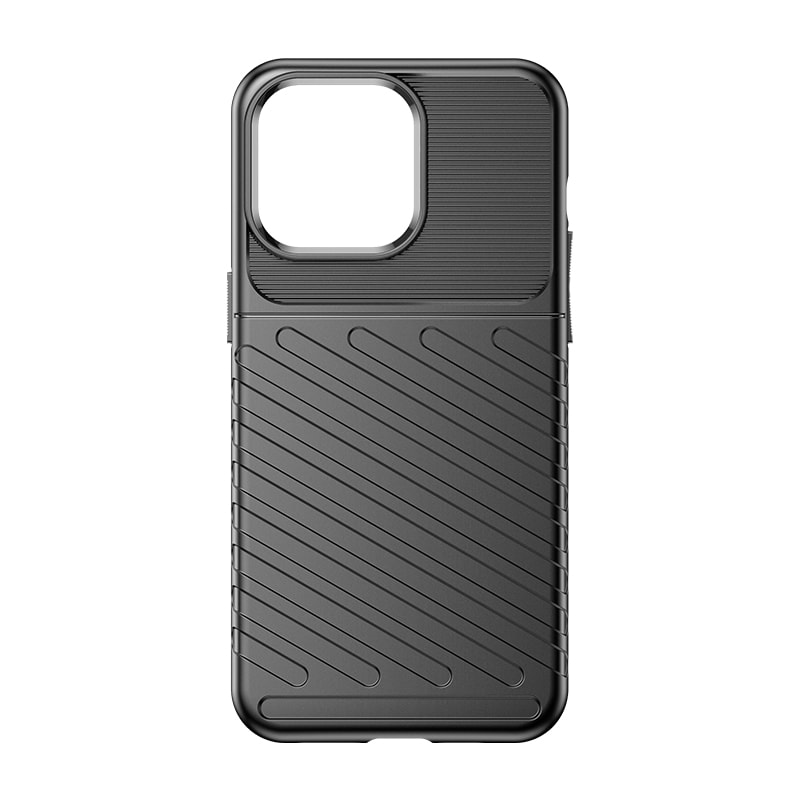 Armored iPhone 15 Pro Max Thunder Case - musta