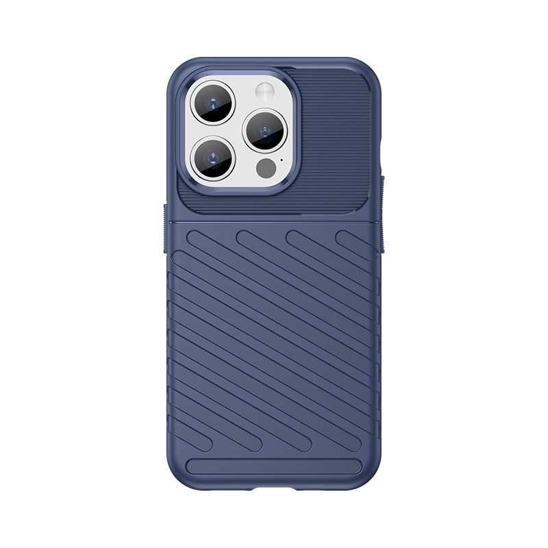 Armored iPhone 15 Pro Thunder Case - sininen