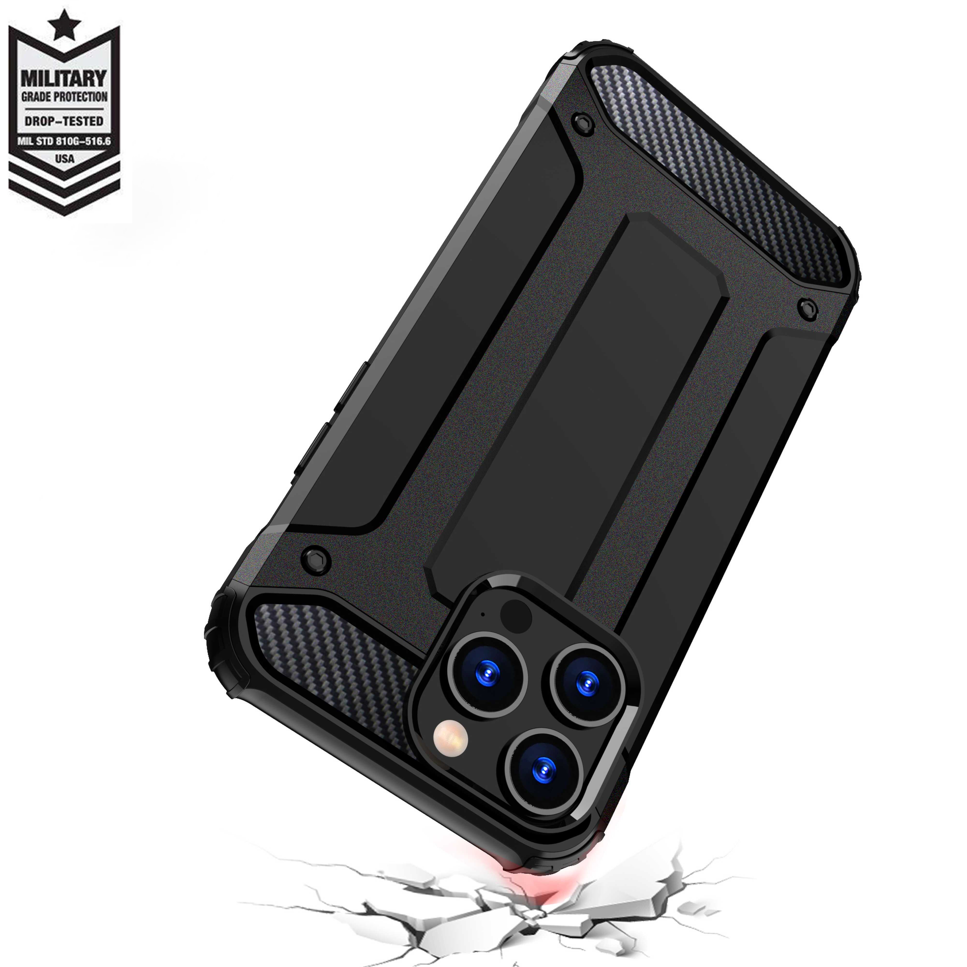 iPhone 15 Pro Hybrid Armor -kotelo - sininen