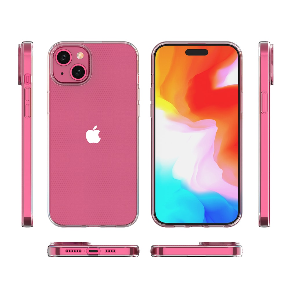 iPhone 15 Plus kotelo Ultra Clear sarjan läpinäkyvä väri
