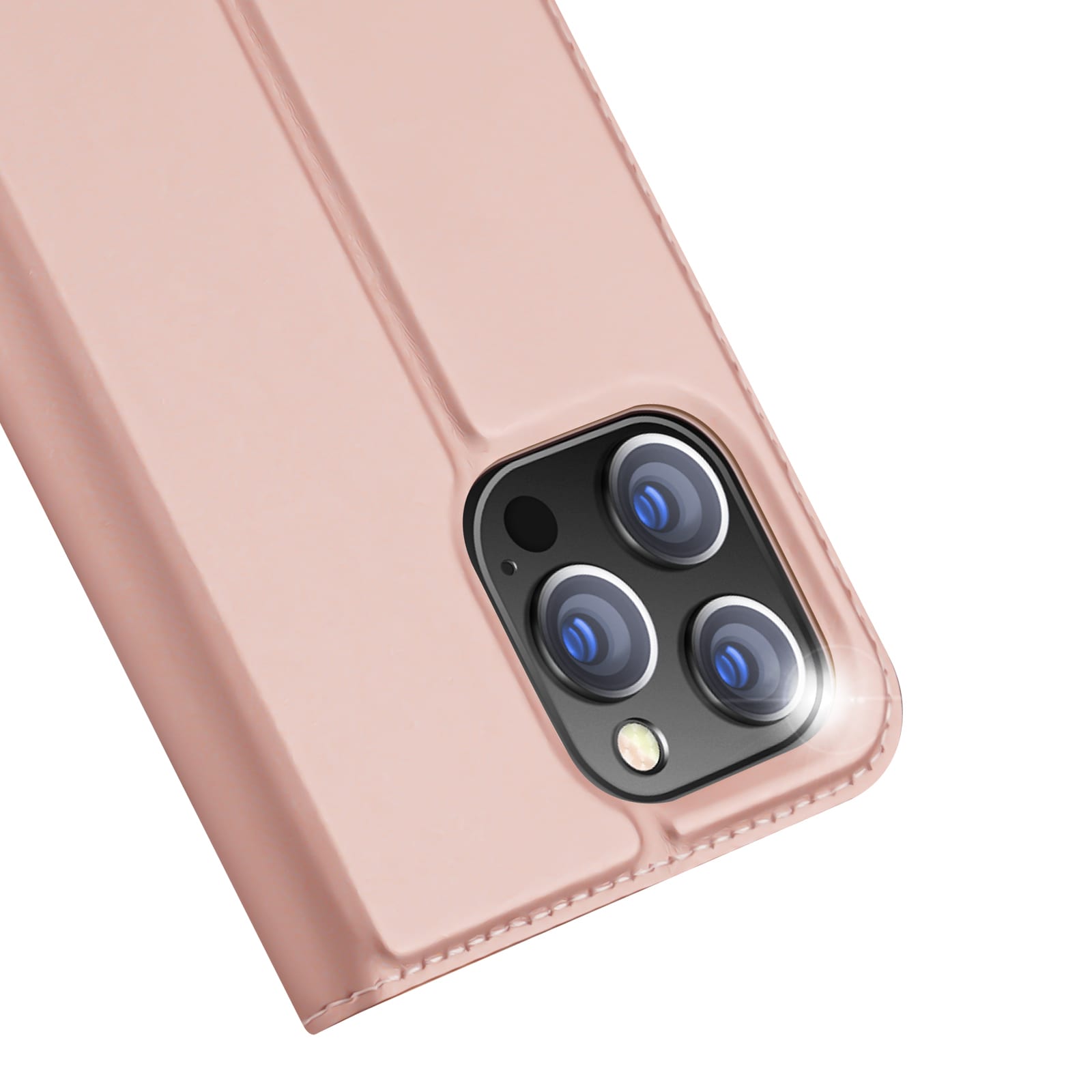 Dux Ducis Skin Pro lompakkokotelo iPhone 15 Pro - vaaleanpunainen