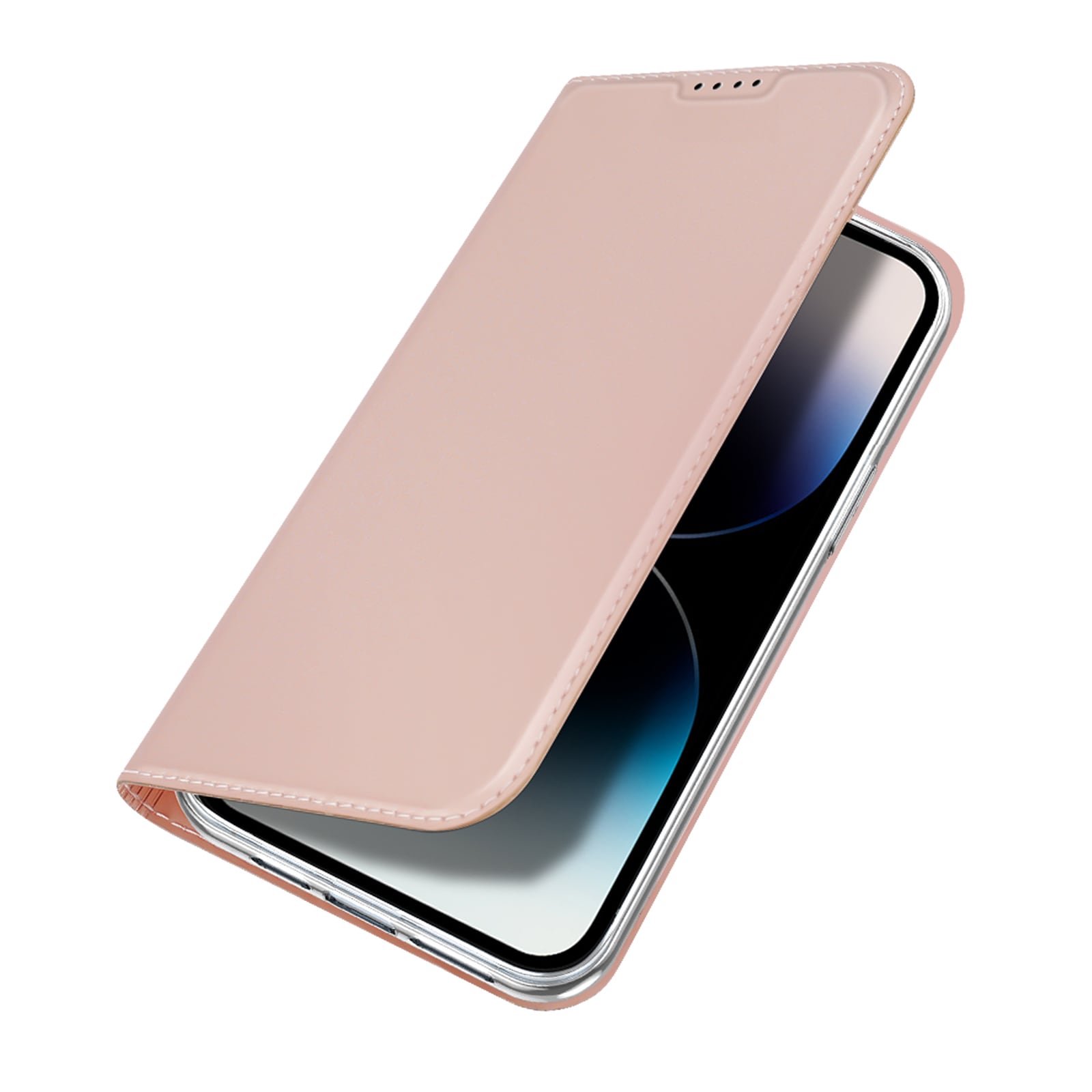 Dux Ducis Skin Pro lompakkokotelo iPhone 15 Pro - vaaleanpunainen