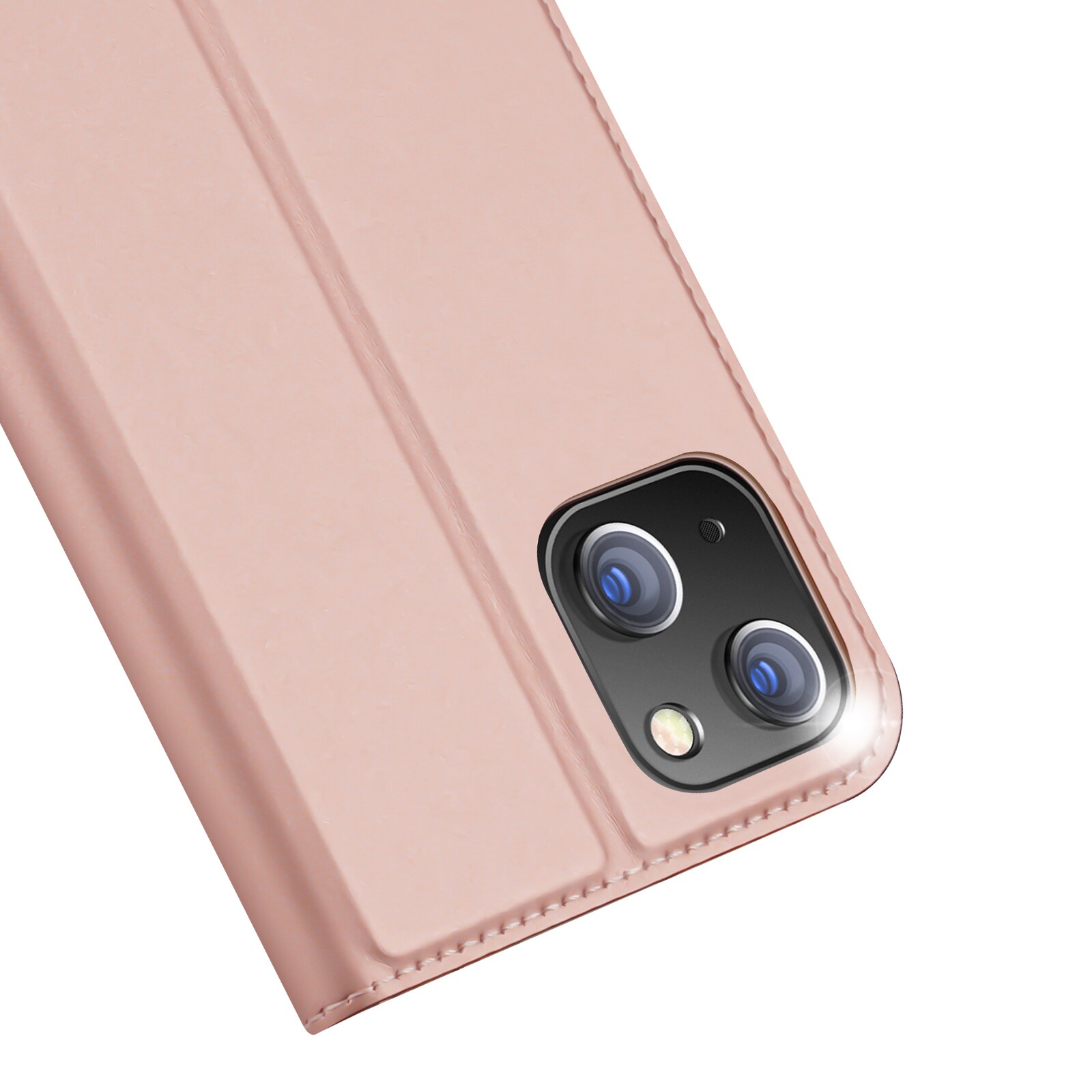 Dux Ducis Skin Pro lompakkokotelo iPhone 15 Plus - vaaleanpunainen