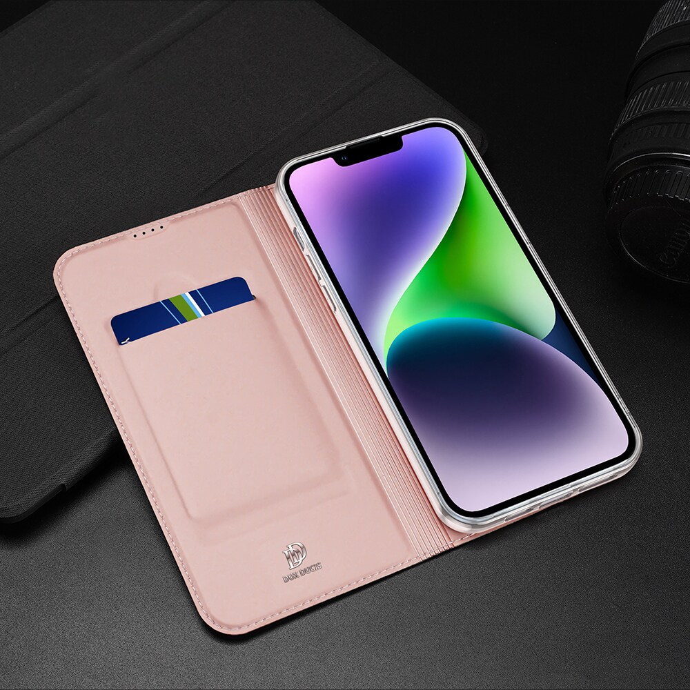 Dux Ducis Skin Pro lompakkokotelo iPhone 15 Plus - musta