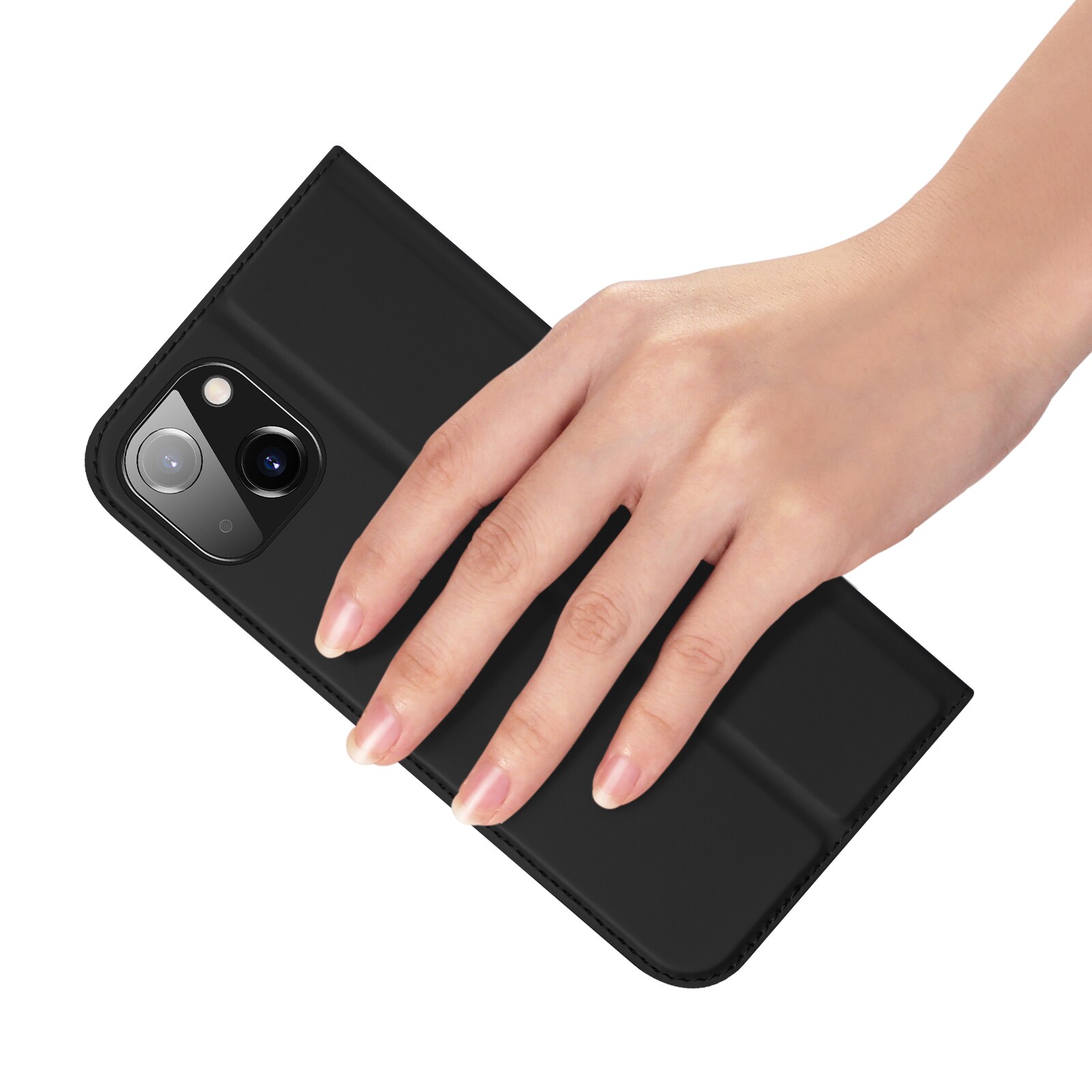 Dux Ducis Skin Pro lompakkokotelo iPhone 15 Plus - musta