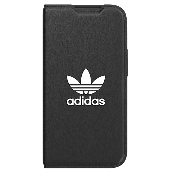 Adidas OR Booklet Case BASIC iPhone 14 Pro 6.1" musta/musta valkoinen 50182