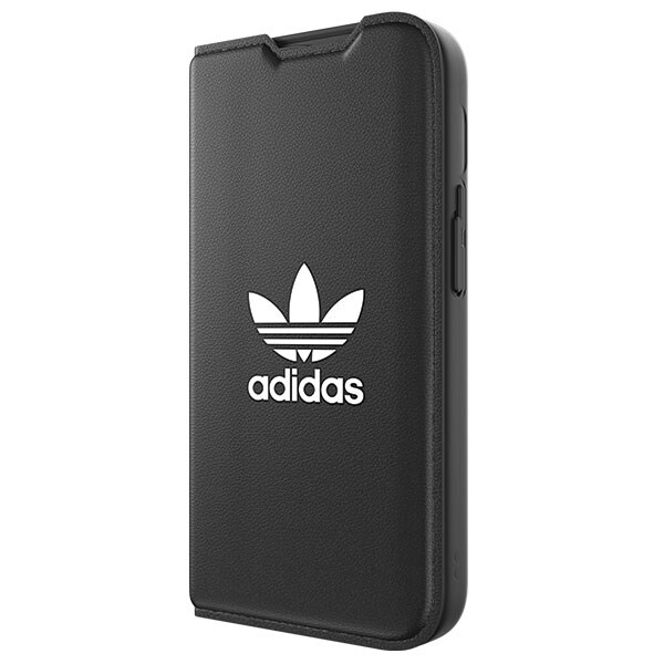 Adidas OR Booklet Case BASIC iPhone 14 Pro 6.1" musta/musta valkoinen 50182