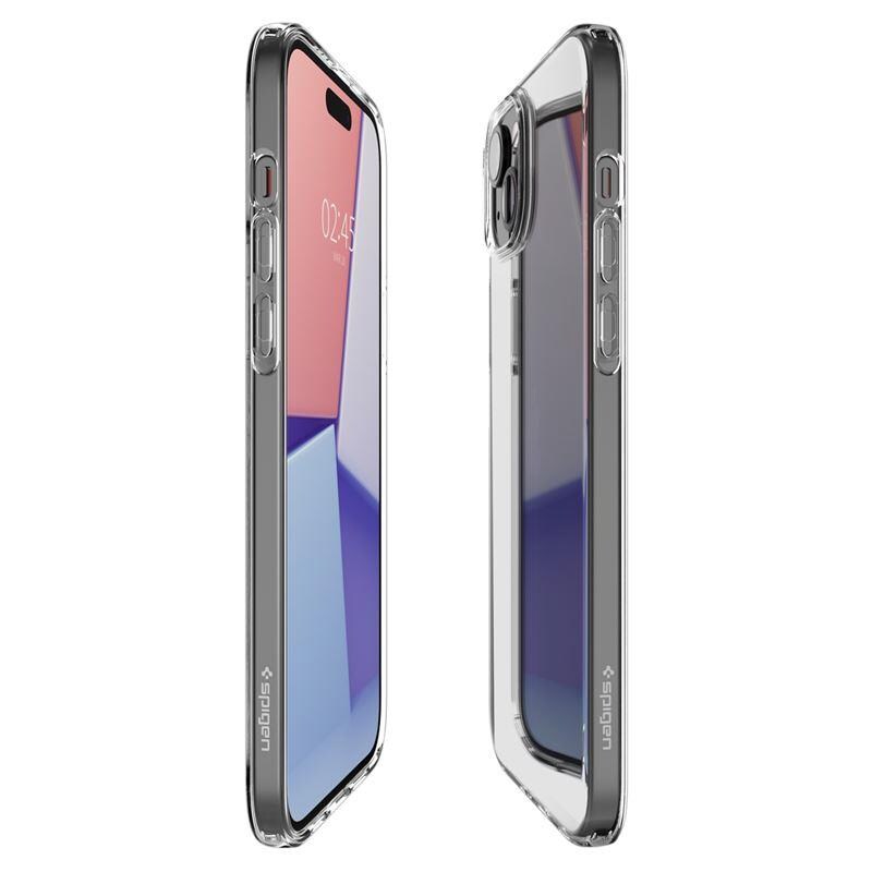 Spigen Crystal Flex -kotelo iPhone 15 Plus - kirkas