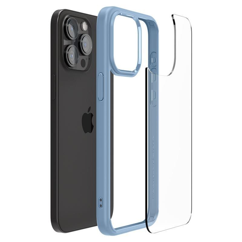 Spigen Kristallihybridikotelo iPhone 15 Pro Maxille - Kirkas sininen