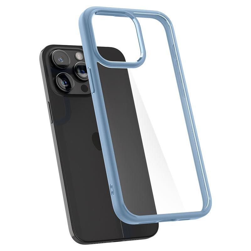 Spigen Kristallihybridikotelo iPhone 15 Pro Maxille - Kirkas sininen