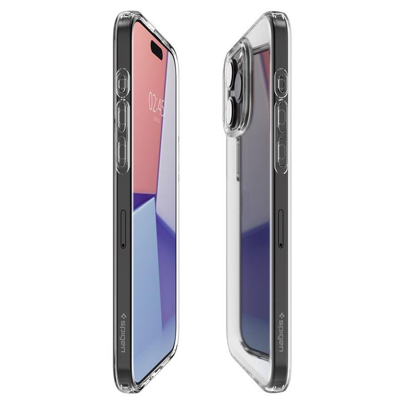 Spigen Crystal Flex -kotelo iPhone 15 Pro:lle - Kirkas