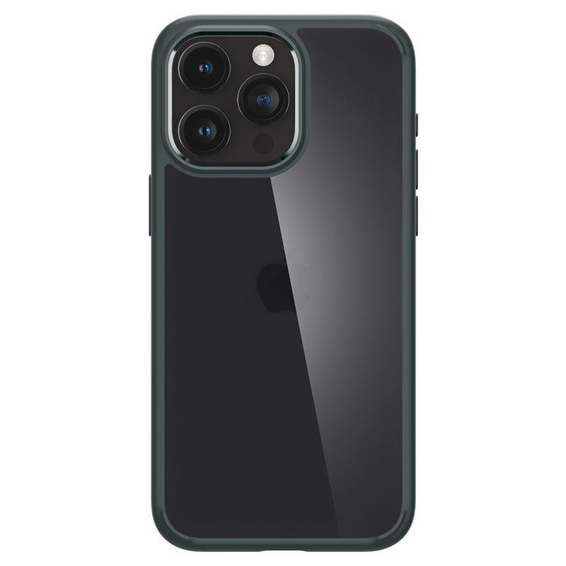 Spigen Ultra Hybrid iPhone 15 Pro Max kotelo - tummanvihreä
