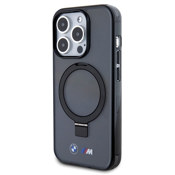 BMW Ring Stand M Collection MagSafe -kotelo 15 Pro -malliin - musta
