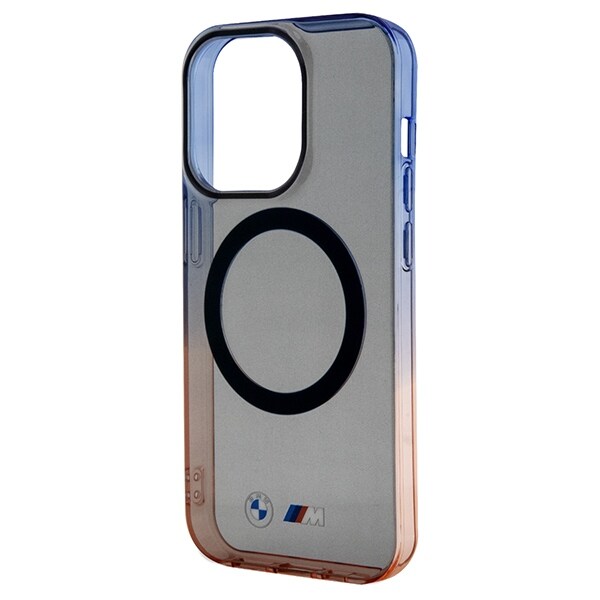 BMW Gradient Bumper MagSafe -kotelo iPhone 15 Pro Maxille - harmaa BMW - harmaa
