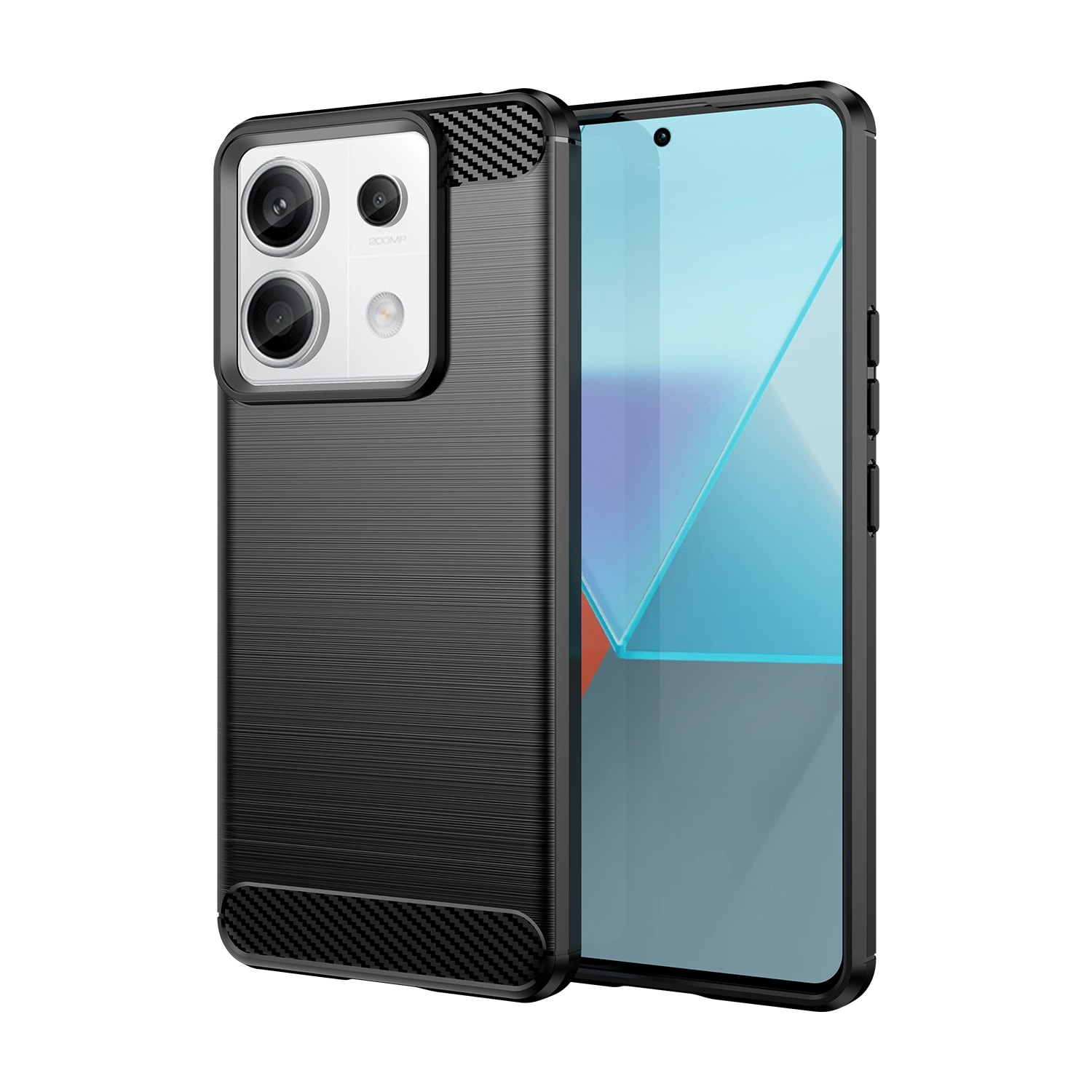 Hiilikotelo Xiaomi Redmi Note 13 Pro+ - musta