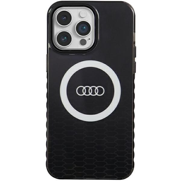 Audi IML Big Logo MagSafe kotelo iPhone 14 Pro Max - musta