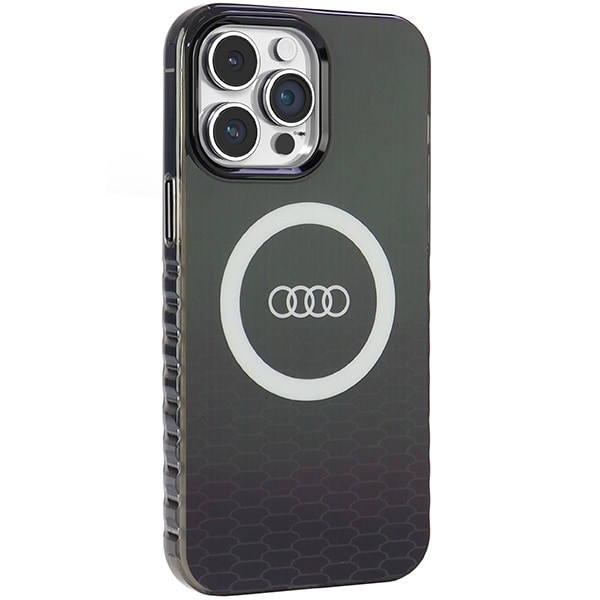 Audi IML Big Logo MagSafe kotelo iPhone 14 Pro Max - musta