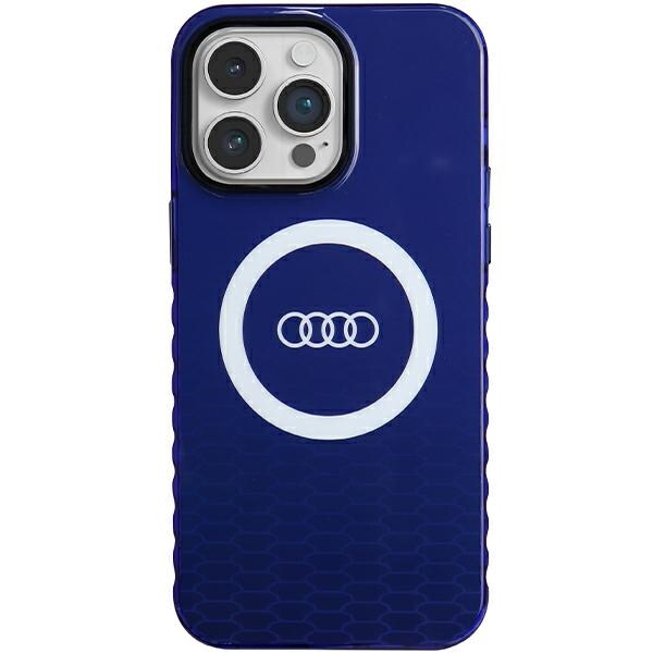 Audi IML Big Logo MagSafe kotelo iPhone 14 Pro Maxille - sininen