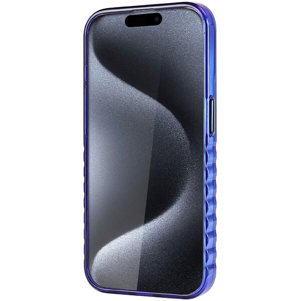 Audi IML Big Logo MagSafe kotelo iPhone 15 Pro - sininen