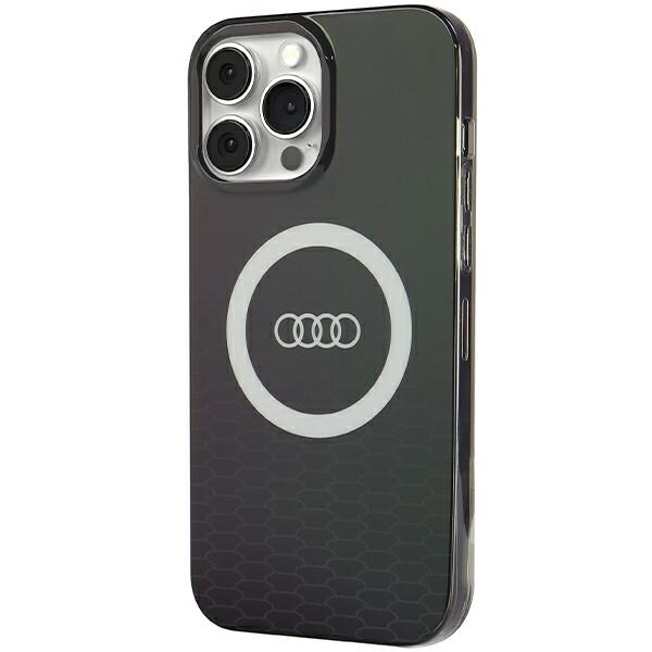 Audi IML Big Logo MagSafe tapauksessa iPhone 13 Pro / 13 - musta