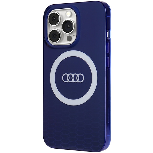 Audi IML Big Logo MagSafe tapauksessa iPhone 13 Pro / 13 - sininen