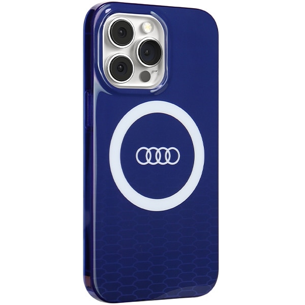 Audi IML Big Logo MagSafe tapauksessa iPhone 13 Pro / 13 - sininen