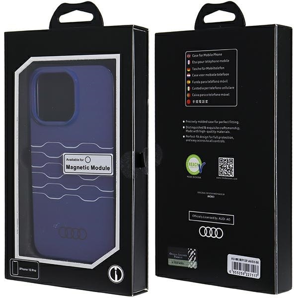 Audi IML MagSafe tapauksessa iPhone 13 Pro / 13 - sininen