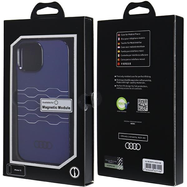 Audi IML MagSafe kotelo iPhone 15 / 14 / 13 - sininen