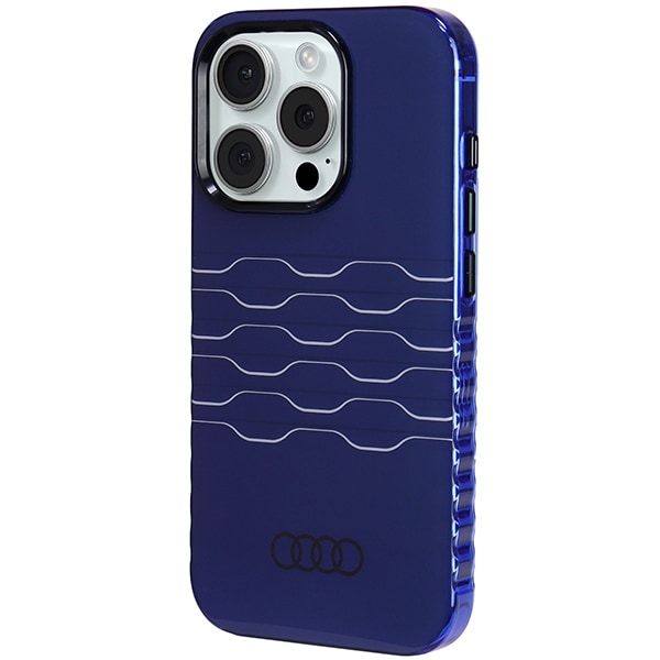 Audi IML MagSafe kotelo iPhone 15 Pro:lle - sininen