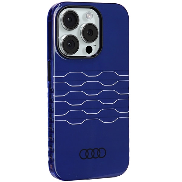 Audi IML MagSafe kotelo iPhone 15 Pro:lle - sininen