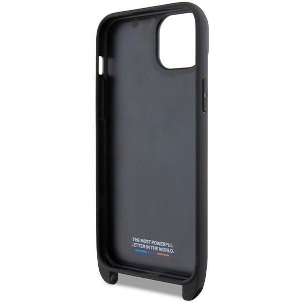 BMW M Edition Carbon Stripe & Strap kotelo iPhone 15 / 14 / 13 - musta