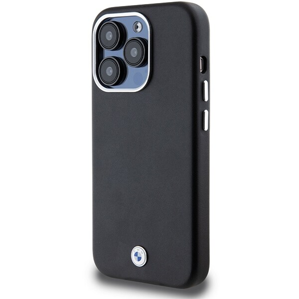 BMW Signature Wrapped Metal MagSafe -kotelo iPhone 14 Pro:lle - musta