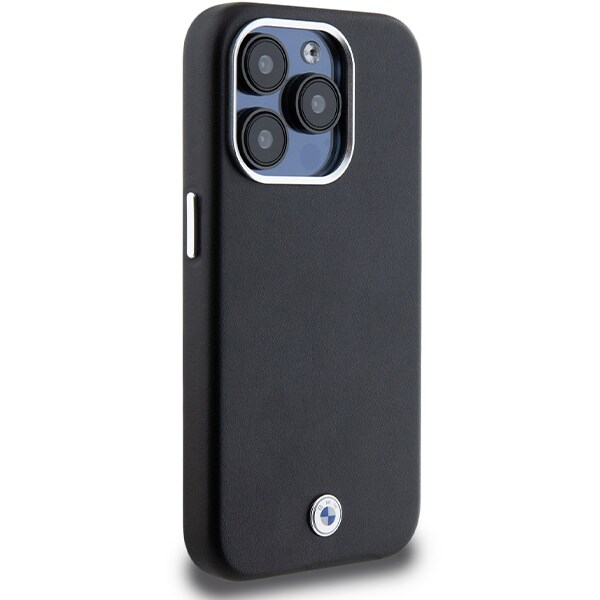 BMW Signature Wrapped Metal MagSafe -kotelo iPhone 14 Pro:lle - musta
