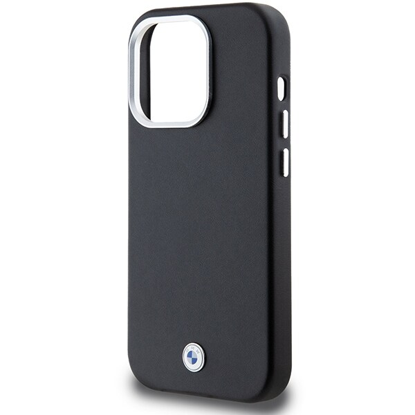 BMW Signature Wrapped Metal MagSafe -kotelo iPhone 14 Pro:lle - musta