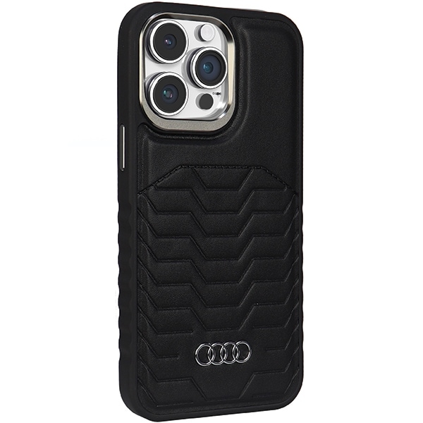 Audi synteettinen nahkakotelo MagSafe varten iPhone 14 Pro Max - musta