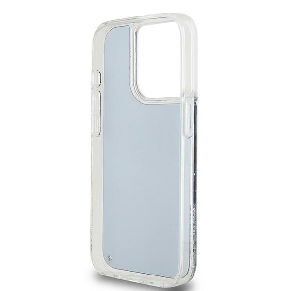 DKNY Liquid Glitter Big Logo iPhone 14 Pro Case - Musta