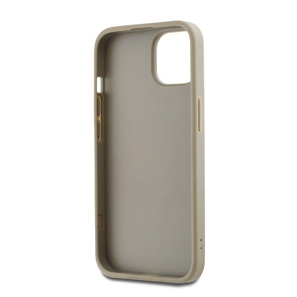 DKNY rannehihna Stock Logo tapauksessa iPhone 15 Plus - beige