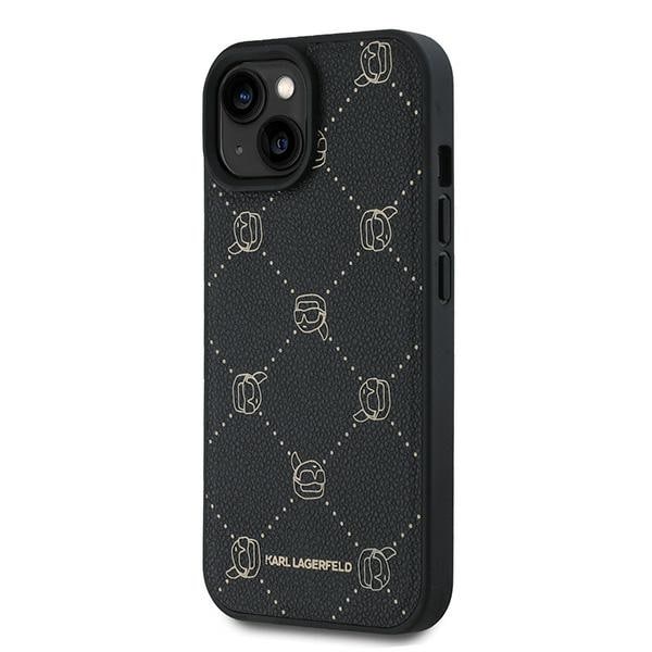 Karl Lagerfeld Karl Head MagSafe kotelo iPhone 15 Plus - Musta