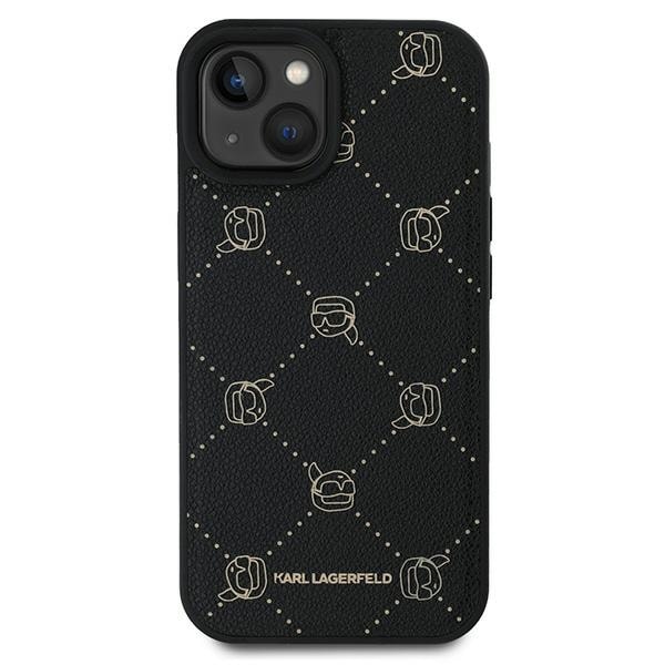 Karl Lagerfeld Karl Head MagSafe kotelo iPhone 15 Plus - Musta